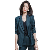 Interview Suit Women Autumn and Winter Suit Formal Wear