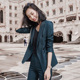 Interview Suit Women Autumn and Winter Suit Formal Wear