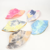 Bucket Hat Fishing Cap Cotton Print Fisherman Hat Bucket Hat Men and Women Colorful Sun Hat