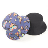 Bucket Hat Fishing Cap Cotton Print Fisherman Hat Bucket Hat Female Summer Printing Sun Hat