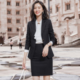 Interview Suit Women Suit Women's Spring and Autumn Interview Clothes Two-Piece Suit