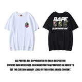 Bathing Ape T Shirt Summer Men's and Women's Short-Sleeved Top