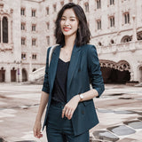 Interview Suit Women Autumn and Winter Suit Formal Wear