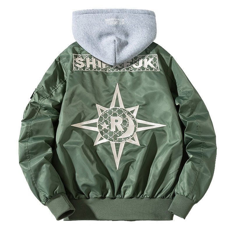 Varsity Jacket Men'S Embroidered Baseball Uniform Men'S Clothing