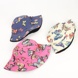 Bucket Hat Fishing Cap Cotton Print Fisherman Hat Bucket Hat Female Summer Printing Sun Hat