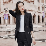 Interview Suit Women Autumn Suit Suit Female Spring and Autumn Two Piece Set