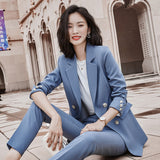 Interview Suit Women Autumn Suit Suit Female Spring and Autumn Two Piece Set