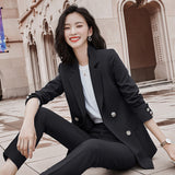 Interview Suit Women Autumn Suit Suit Female Spring and Autumn Two Piece Set