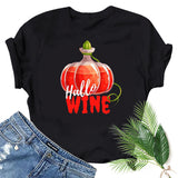 Halloween Costumes Printed Short-Sleeved T-shirt