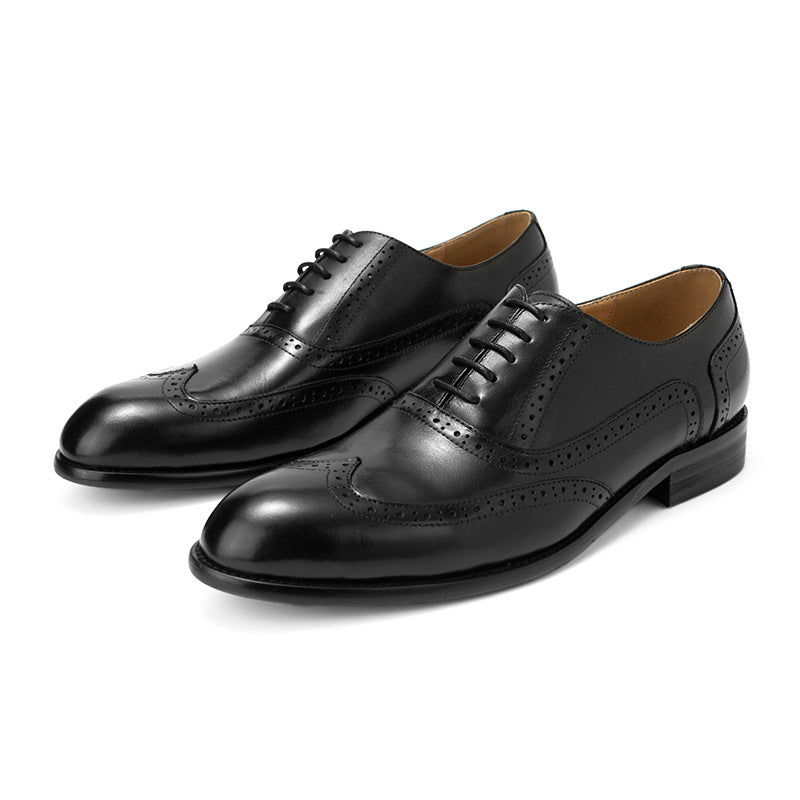 Men's Dress Shoes Classic Leather Oxfords Casual Cushioned Loafer Leather Shoes Oxford Men's Shoes Work