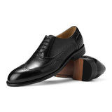 Men's Dress Shoes Classic Leather Oxfords Casual Cushioned Loafer Leather Shoes Oxford Men's Shoes Work