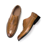 Men's Dress Shoes Classic Leather Oxfords Casual Cushioned Loafer Leather Shoes Oxford Men's Shoes Work