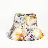 Bucket Hat Fishing Cap Cotton Print Fisherman Hat Cartoon Print Fashion Sun-Proof Sun Protection