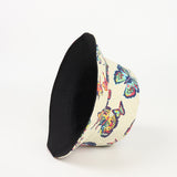 Bucket Hat Fishing Cap Cotton Print Fisherman Hat Bucket Hat Female Summer Printing Sun Hat