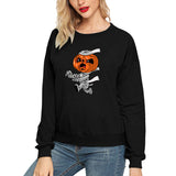 Halloween Costumes Printed Long Sleeve Capless round Neck Sweatshirt