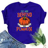 Halloween Costumes Smiley Printed Short-Sleeved T-shirt