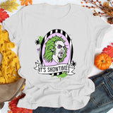 Halloween Costumes Pattern Printed Short-Sleeved T-shirt