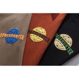 Crew Neck Sweatshirts for Men Men's Autumn Letter Printed round Neck Men's Clothing