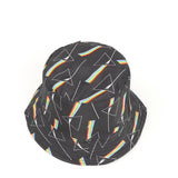 Bucket Hat Fishing Cap Cotton Print Fisherman Hat Rainbow Bucket Hat Men and Women