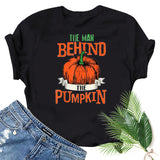 Halloween Costumes Smiley Printed Short-Sleeved T-shirt