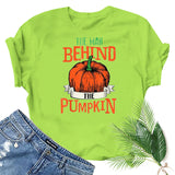 Halloween Costumes Smiley Printed Short-Sleeved T-shirt