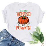 Halloween Costumes Smiley Printed Short-Sleeved T-shirt