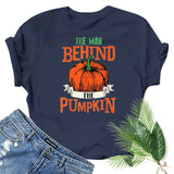 Halloween Costumes Smiley Printed Short-Sleeved T-shirt