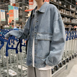 Men Denim Jackets Spring and Autumn Denim Jacket Men's Jacket Coat