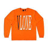 Vlone Sweatshirt Men'S And Women'S Long Sleeves Tshirt Bottoming Top