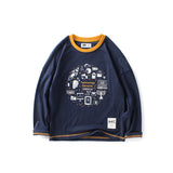 Children Long Sleeve Shirts Fall Babies' Long Sleeve T-shirt 100% Cotton Coat