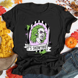 Halloween Costumes Pattern Printed Short-Sleeved T-shirt