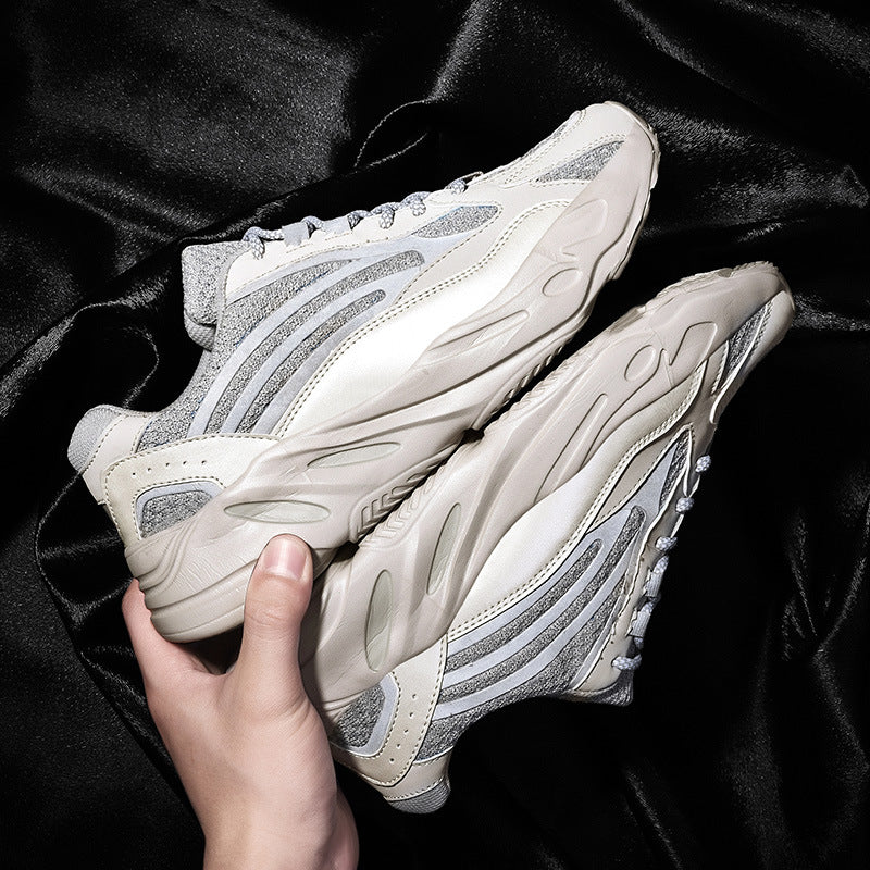 Coconut Shoes Spring Reflective Fashion Retro Trend Breathable Sports Men's Shoes