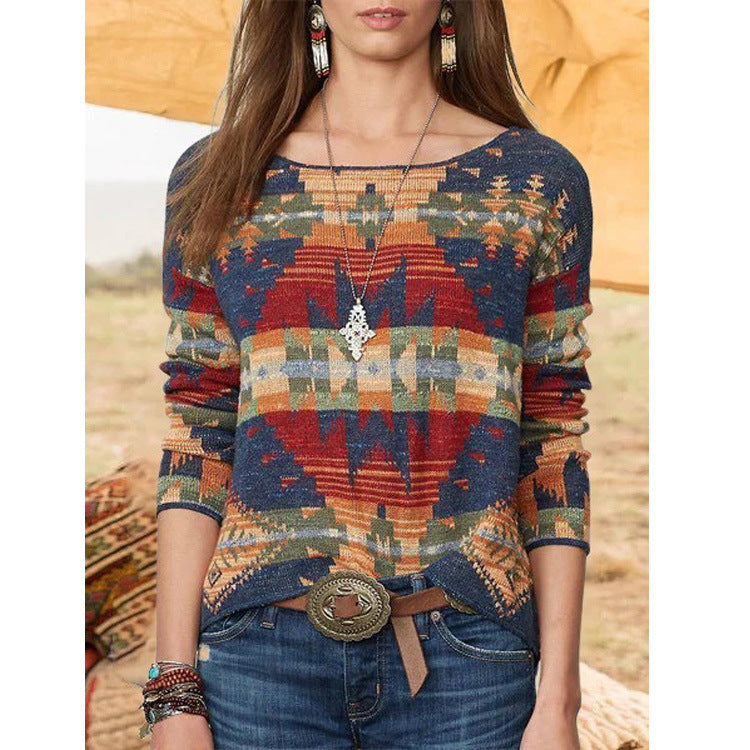 Modern Gypsy Outfits Romanian Gypsy Outfits Knitwear Sweater for Women