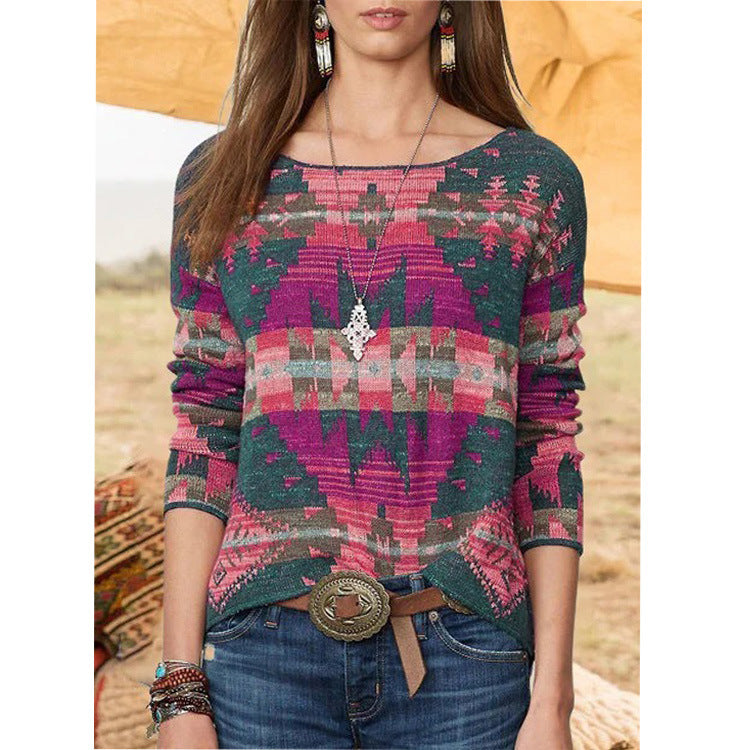 Modern Gypsy Outfits Romanian Gypsy Outfits Knitwear Sweater for Women