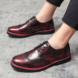 Men's Dress Shoes Classic Leather Oxfords Casual Cushioned Loafer Men's Shoes Autumn Business Leather Shoes Men's Daily Fashion