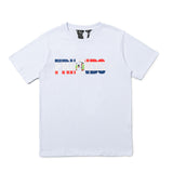 Vlone Mexico Friends Shirt Summer Large V-Shaped Female Printed Short Sleeve Men And Women