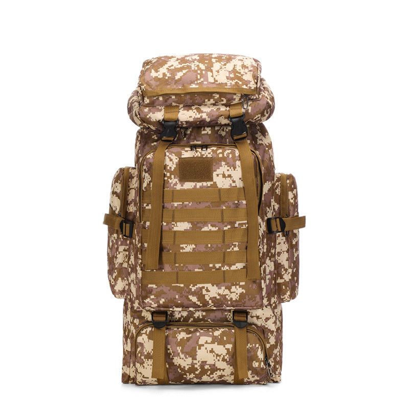 Hiking Backpacks 80L Waterproof Hiking Backpack Adjustable Carrying