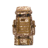 Hiking Backpacks 80L Waterproof Hiking Backpack Adjustable Carrying