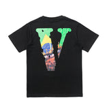 Vlone Mexico Friends Shirt Summer Statue T-Shirt Women'S Men'S And Women'S Short Sleeve