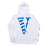 Vlone Snake Hoodie Fall Winter Coat Men'S And Women'S Loose Hooded Sweater