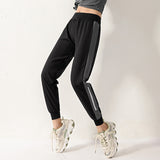 Sweat Wicking Pants Sweatpants Loose-Fit Tappered Trousers High Waist Workout Yoga Pants
