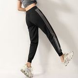 Sweat Wicking Pants Sweatpants Loose-Fit Tappered Trousers High Waist Workout Yoga Pants