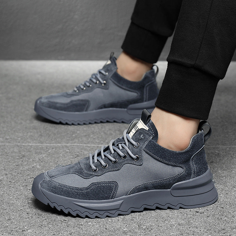 Men's Boots Work Boot Men Casual Hiking Boots Autumn Vintage Work Shoes Men