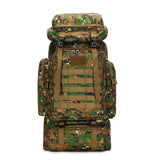Hiking Backpacks 80L Waterproof Hiking Backpack Adjustable Carrying