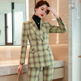 Interview Suit Women's Suit Jacket Women's Fall Slim Fit Long Sleeve