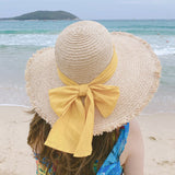 Summer Hats Straw Hat Summer Seaside Sunhat Big Brim Beach Hat
