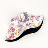 Bucket Hat Fishing Cap Cotton Print Fisherman H Butterfly Print Cartoon Sun Hat