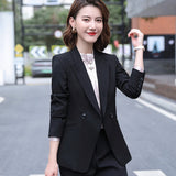Interview Suit Women Autumn Fashion Tailored Suit Coat All-Matching