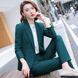 Interview Suit Women Autumn Fashion Tailored Suit Coat All-Matching