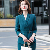 Interview Suit Women's Suit Short Autumn and Winter Western Style Suit